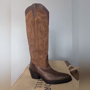 Simons Brown Heeled Boots